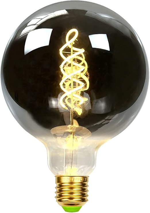 tianfan 复古 led 灯泡 爱迪生灯泡 4w 可调光烟玻璃 2700开尔文暖